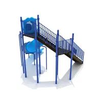 Freestanding 12 Foot Spiral Tube Slide