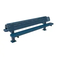 MyTCoat Honeycomb Steel Double Bench with Square Posts