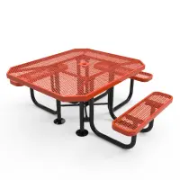 MyTCoat Expanded Metal Portable Frame Octagon Table