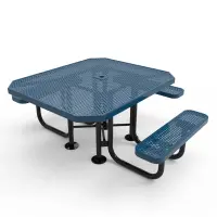 MyTCoat Honeycomb Steel Portable Frame Octagon Table