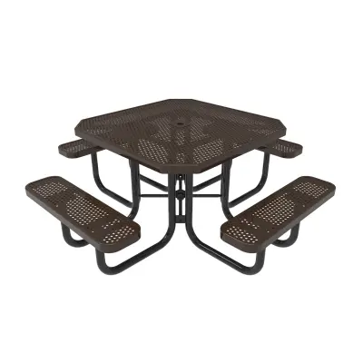 MyTCoat Honeycomb Steel Portable Frame Octagon Table