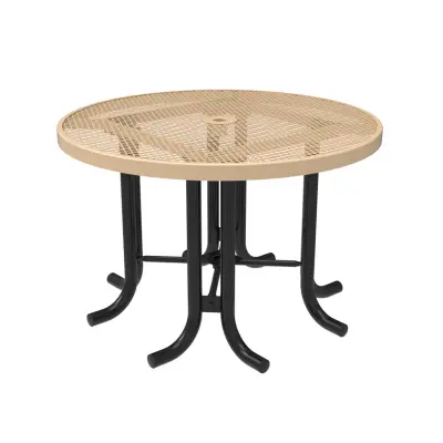 MyTCoat Expanded Metal Round Patio Table