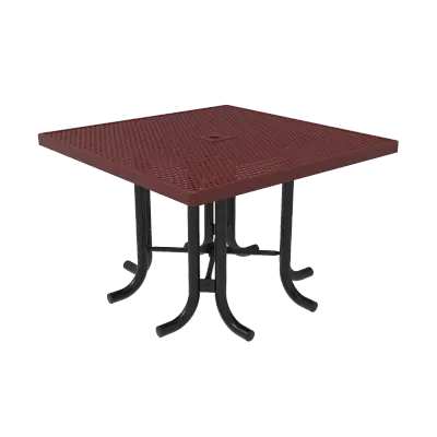 MyTCoat Honeycomb Steel Square Patio Table