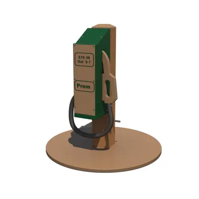 Freestanding Gas Pump