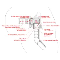 Wonky Treehouse Recycled Playsystem