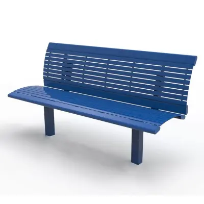 Richmond Steel Bench with Back