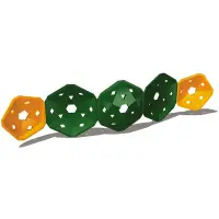 Zig Zag Plastic Climber