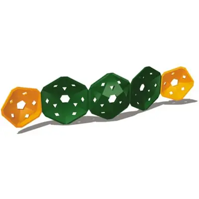Zig Zag Plastic Climber