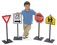 Angeles Road Signs (set of 4)