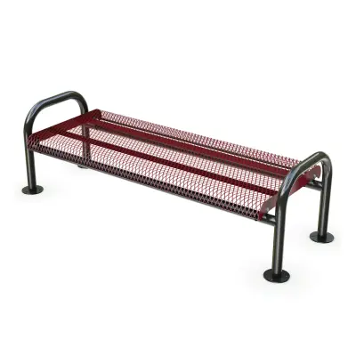 Modern Standard Style Park Bench Without Back