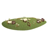 Best in Show Recycled Plastic Dog Park Play Equipment