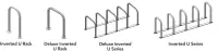 Inverted Bicycle Rack