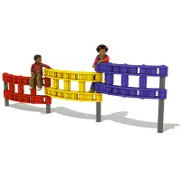 3-Section Chain Link Wall