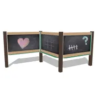Outdoor Magnetic Chalkboard Triple