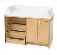 Angeles Changing Table with Locking Stairs