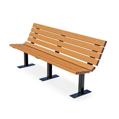 Recycled Plastic Contour Bench