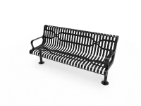 MyTCoat Ribbed Steel Sloped Bench