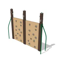 Double Rock Wall Recycled Two-Sided Panel Climber