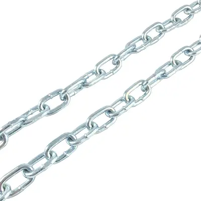 Electrogalvanized 3/16-inch Steel Swing Chain (per foot)