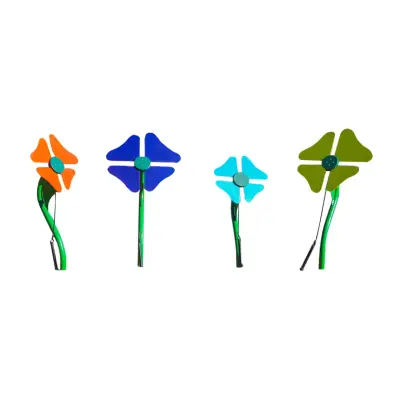 Flower Collection (includes Turquoise, Orange, Indigo, and Yellow Flowers)