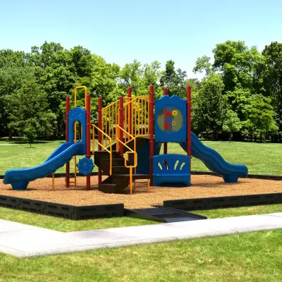 Goody Two Slides Turn-Key Playground Package