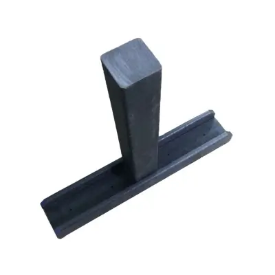 Frog Furnishings Trash Receptacle In-Ground T Post