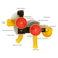 Court of Kids Play Structure