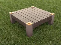 Lets Rest Recycled Plastic Dog Park Play Equipment