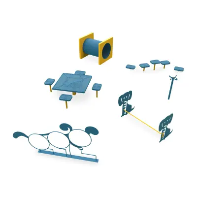 MyTCoat Medium Dogs N Play Set