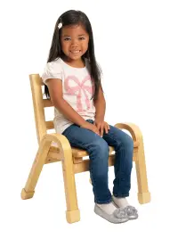 Angeles Natural Wood Collection Chair