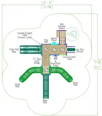 Orange You Glad to Play Playground Structure