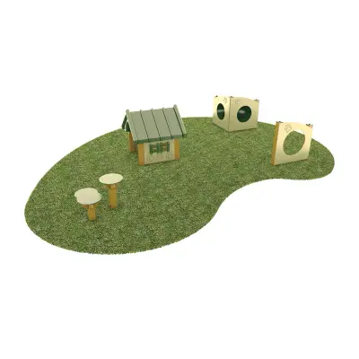 Pawsitively Playful Recycled Plastic Dog Park Play Equipment