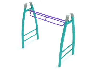 Freestanding Curved Post Overhead Parallel Bar Climber