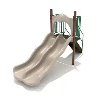 4-feet Double Wave Free Standing Slide