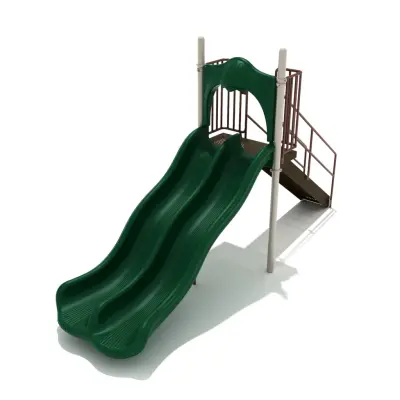 5-feet Double Wave Free Standing Slide