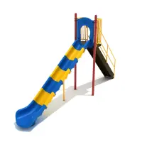 7-foot Straight Sectional Free Standing Slide