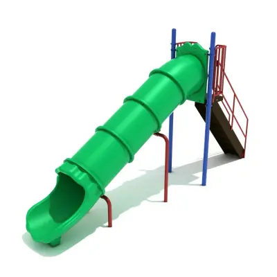 6-feet Straight Tube Free Standing Slide
