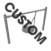 Elite Series 5 inch Single Post Nest Swing 7 foot