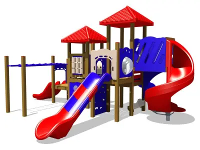 Solstice Canyon Recycled Plastic Playground