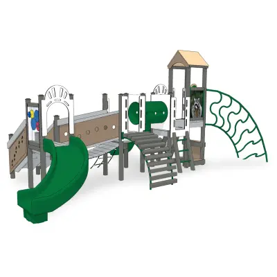 Rocky Raccoon Recycled Playset