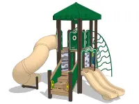 Rocky Tower Recycled Plastic Playsystem