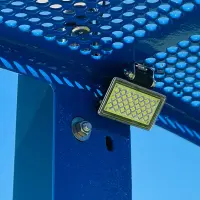 Essentials - Solar Powered Bench with Perforated Shade