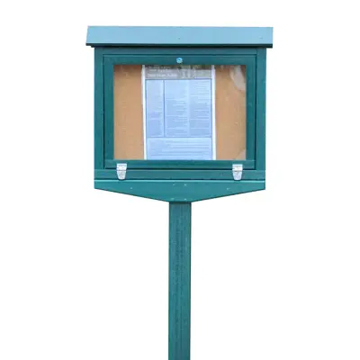 Small Hinged Message Center