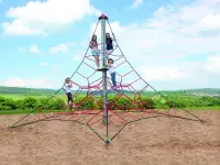 4-Sided Spider Pyramid Net Climber 4-4 (169-inch install height)