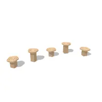 Stepping Stools - Log (Set of 5)