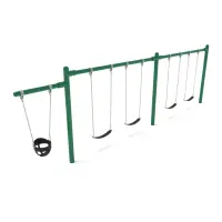 Elite Series 5 inch Single Post Cantilever Swing