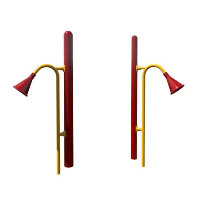 Two-Independent Talk Tubes with Black Poly Tubing