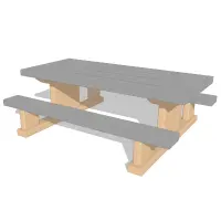 4 foot Picnic Table