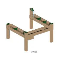 U-Shape Triple Water Trough