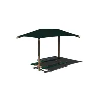 Essentials - Regal Picnic Table with Shade